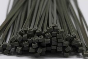 Grey 4.8mm x 200mm Cable Ties 100pcs